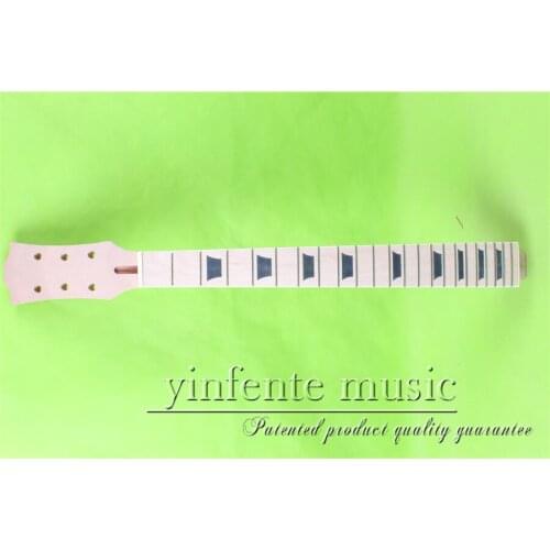 L -00142 # unfinished 24.75" Electric guitar neck fine quality maple fingerboard