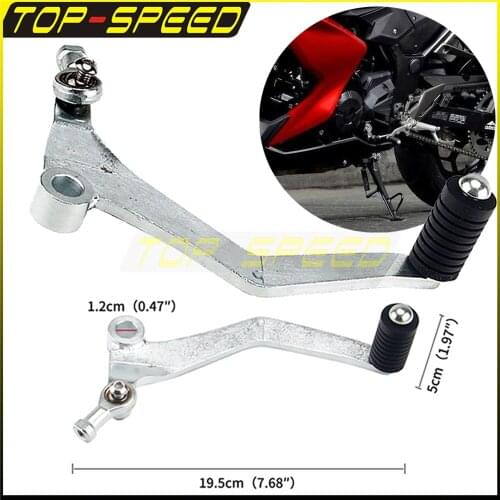Motorcycle Ironl Left Folding Gear Shift Lever Shifter Pedal 6mm Steel plate For KAWASAKI NINJA 650 2017-2020 Z 650 2017-2020