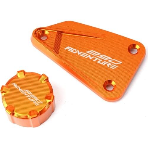 Logo Motorcycle Accessories Front & Rear brake Fluid Cylinder Master Reservoir Cover Cap For KTM 890 ADV 890 Adventure R 2021