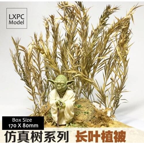 Long leaf vegetation DIY scenario simulation tree series Model floor making material
