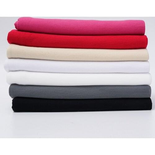 Fashion Bright Color Summer Ultra-Thin Blouse Fabric Jersey Fabric For Sewing t-Shirt And Vest An See Through 50X150cm/Piece