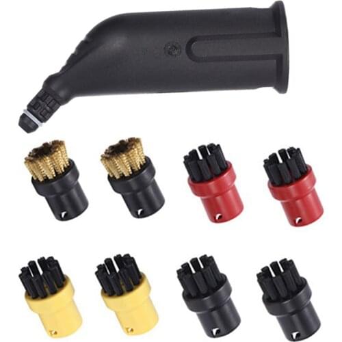 Steam Cleaner Extension Nozzle Head Round Brushes Kits for Karcher SC Series SC1 SC2 SC3 SC4 SC5 Parts Accessories