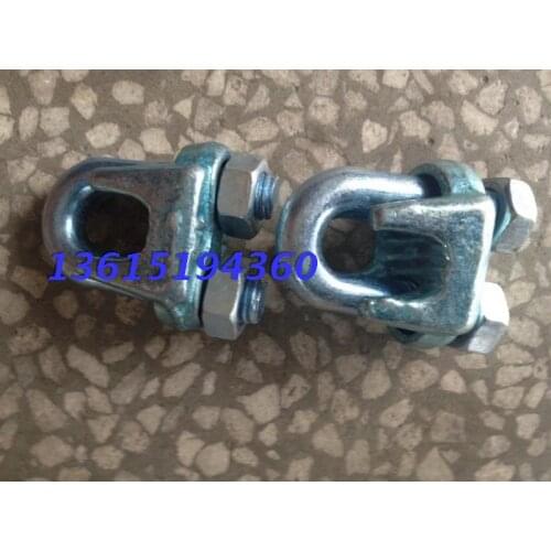 Direct wire rope rope chuck M12 card card head M12 galvanized rope buckle rope buckle M12