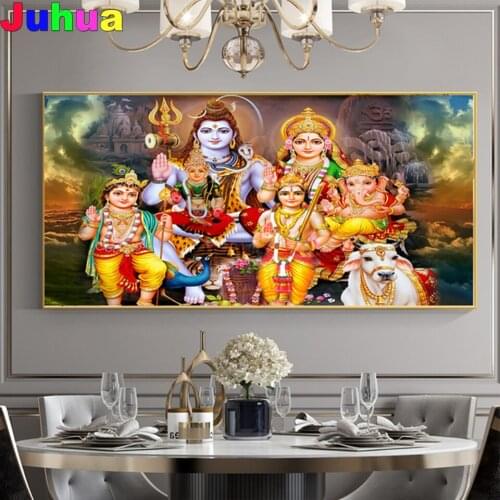 Religious Hinduism DIY 5D full drill Diamond painting mosaic Indian gods buddha diamond embroidery diamond stitch home decor