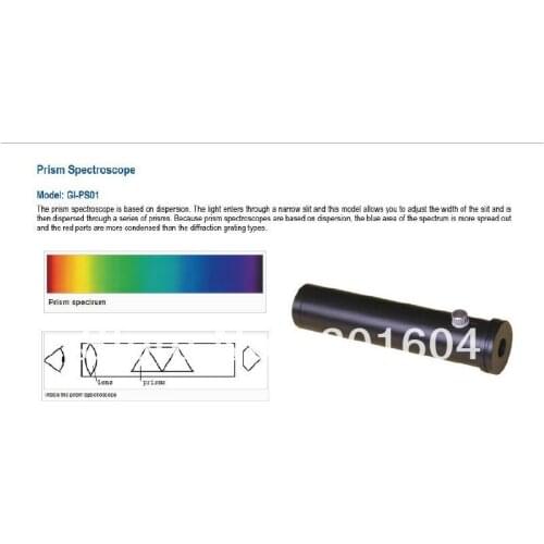 Hand held prism spectroscope GI-PS01