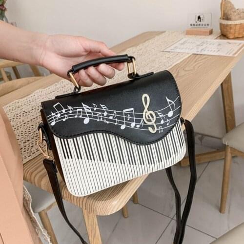 Piano Shoulder Bag Fashion Handbags Women Crossbody Bags Ladies Top-handle Sling Satchel Tote Purse
