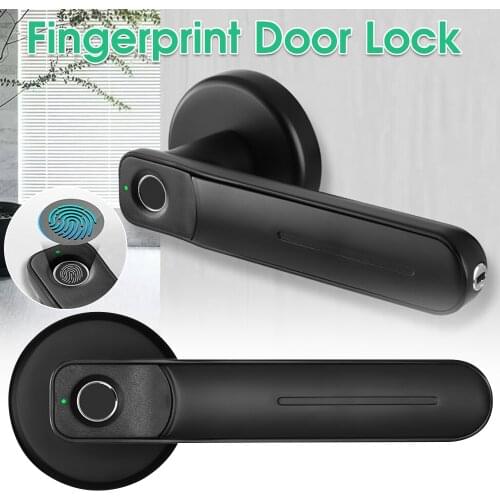 Fingerprint Lock Smart Door Lock Indoor Electronic Home with USB Interface intelligent partition for Wooden Door Metal Door