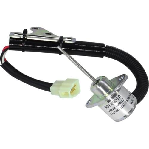 Shut Down Solenoid 1503ES-12A5SUC9SLC24 SA-5156-12 Cut Off Solenoid For Kubota Excavator KX018 KX41 U17 Mover G23 ZG332LP