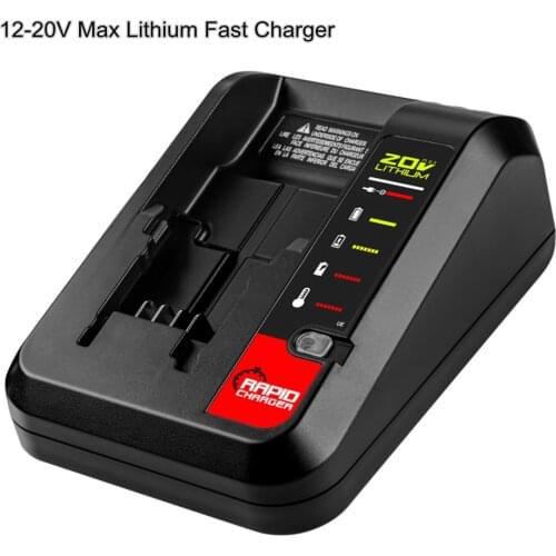 Factory 2A Charger 12-20V Max Lithium Fast Charger BDCAC202B for Black+Decker 12V 20V Power Tools Drills