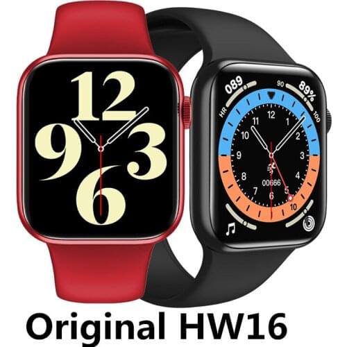 2021 New IWO HW16 Smart Watch 1.72"Bluetooth Calls Custom Dial Control Rotatable Button Health Monitor Split Screen Smartwatch