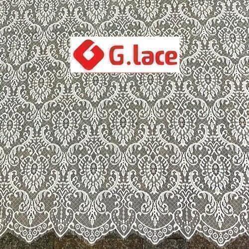 GLace 3M/Lot 1.5M wide Off White lace fabric Diy Exquisite Lace Embroidery Clothes Wedding Dress Accessories TX531