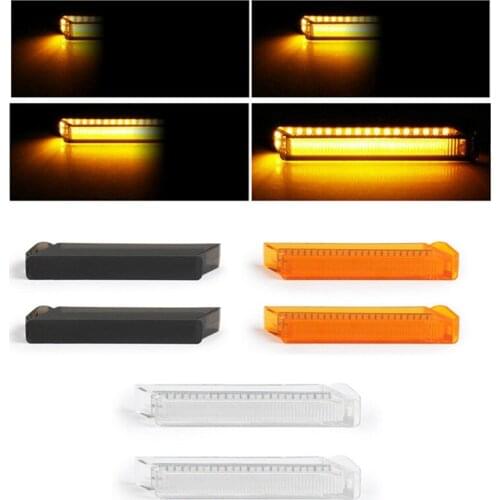 2x Flowing LED Car Under Side Rearview Mirror Turn Signal Lights Indicator Lamps For Ford F150 Raptor Expedition Lincoln Mark LT