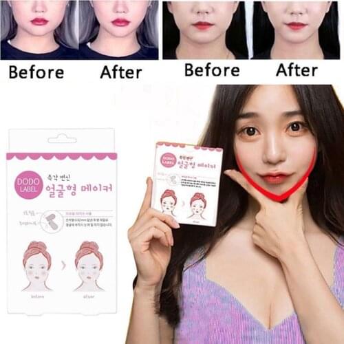 40 Pcs/set V Face Shape Thin Face Invisible Facial Stickers Facial Line Skin V-shape Face Lift Tape Scotch Face Lift Tools Care