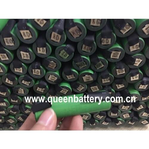18650 C4 battery VTC4 US18650VTC4 2100mAh 30A 18650 rechargeable battery cell 3.6v with U tabs(pure nickel strip 0.2x8mm)