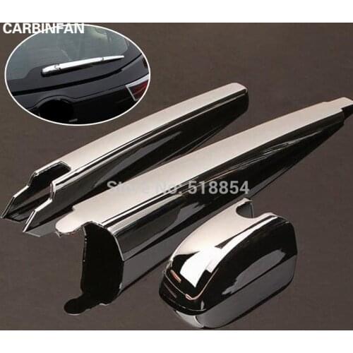 ACCESSORIES FIT FOR 2014 2015 TOYOTA HIGHLANDER KLUGER CHROME REAR WINDOW WIPER ARM BLADE COVER TRIM OVERLAY MOLDING 3PCS/SET