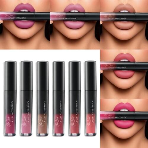 Allen Shaw Red Velvet Lip Gloss Waterproof Lip Gloss Long Lasting Matte Lipstick Cosmetic Makeup Maquillaje TXTB1