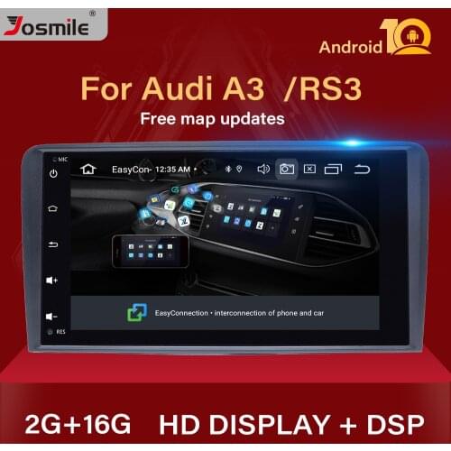 IPS 2 din Android 10 Car Radio Multimedia Player For Audi A3 8P S3 2003-2012 RS3 Sportback GPS Navigation head unit stereo