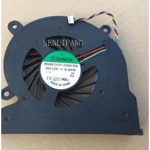 Free shipping CPU Cooling Fan for Acer Aspire All In One MGB0121V1-C010-S99 DC 12V 6.08W Server Bare fancooler 4pin 12V 6.08W