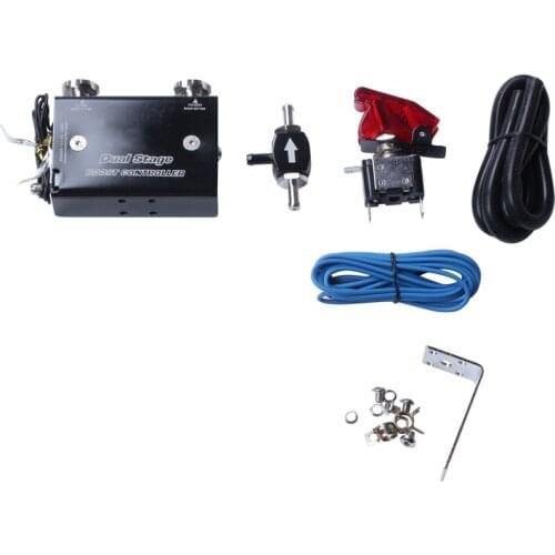 Dual Stage Electronic Turbo Boost Controller PSI Turbocharger with Switch Vehicle