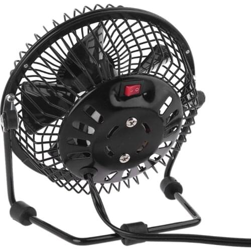 US EU UK Plug AC 110V 220V Electric Fans Table Metal Fan Small Desktop Fan Suitable for Home and Office Personal Fan