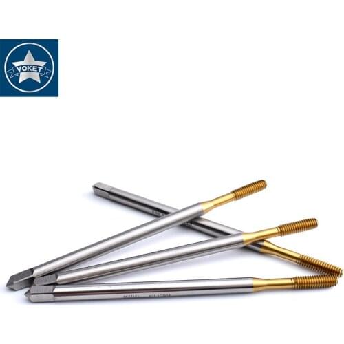 HSSE Long Shank 100MM Tin Forming Tap UNC 2-56 4-40 6-32 8-32 10-24 1/4-20 5/16-18 3/8-16 Fine thread taps UNF 0-80 10-32 X100L