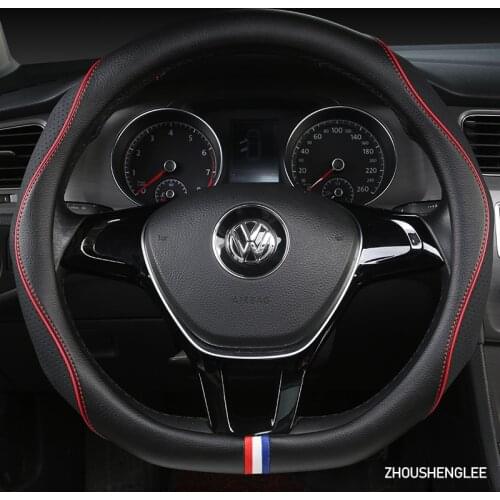 ZHOUSHENGLEE Microfiber Leather Car Steering Wheel Cover For Infinitis Q30 Q50 FX35 QX50 QX56 QX60 QX70 FX G25 G37o