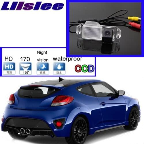 Liislee For Hyundai Veloster 2011~2016 Car Camera High Quality Rear View Back Up Camera For PAL / NTSC to Use | CCD + RCA