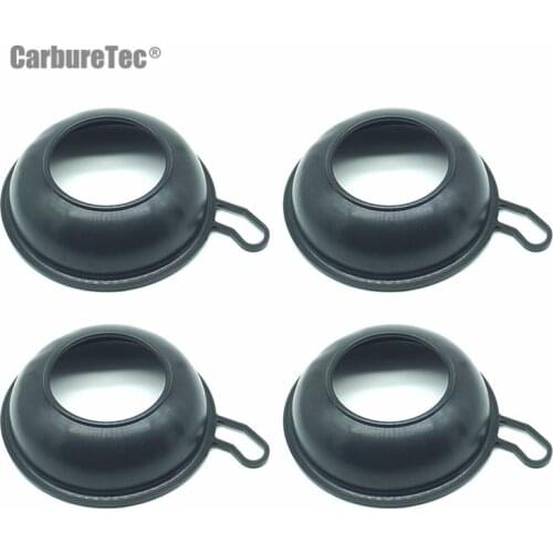4x Carburetor Diaphragm Vacuum Membranes for Honda CBR600F Hurricane 1991 1992 1993 1994 PC25 CBR 600 F Motorcycle Carb Parts