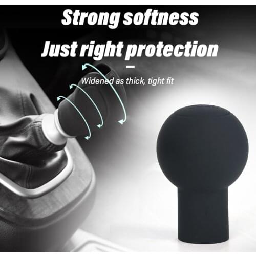 Fashion Hot Anti-slip Car Shift 5 Gear Switch Knob Cover Skin For Silicone Gear Shifter Head Lever Case Auto Accessories