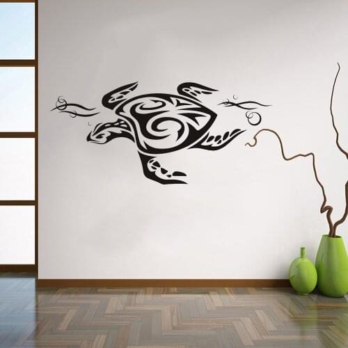 Sea Turtle Wall Decals For Baby Bedroom Decoration Vinyl Wall Stickers Decor Office Background Wall Art Window Wall Paper Y400