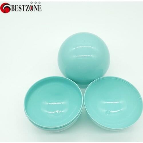 20Pcs/Lot 100MM Diameter Toy Capsules Plastic PP Macaron Mint Blue Open Balls Eggshell Empty Container For Vending Machine
