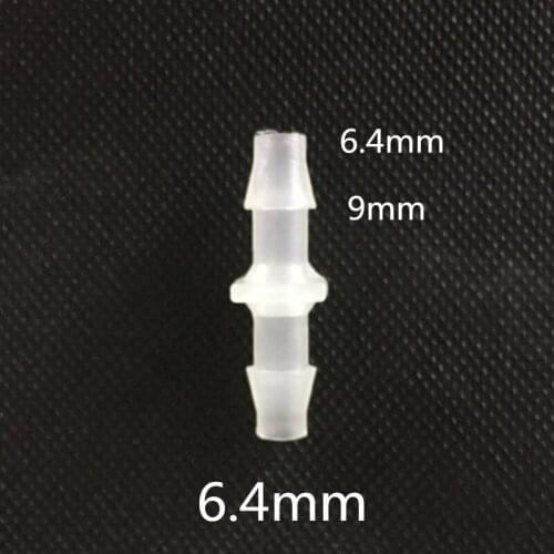 6.4mm Hose-Barb Straight Plastic Connectors