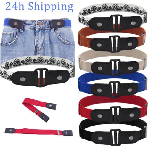 Buckle-Free Belt For Jean Pants,Dresses,No Buckle Stretch Elastic Waist Belt For Women/Men,No Hassle Invisible wasit Belt