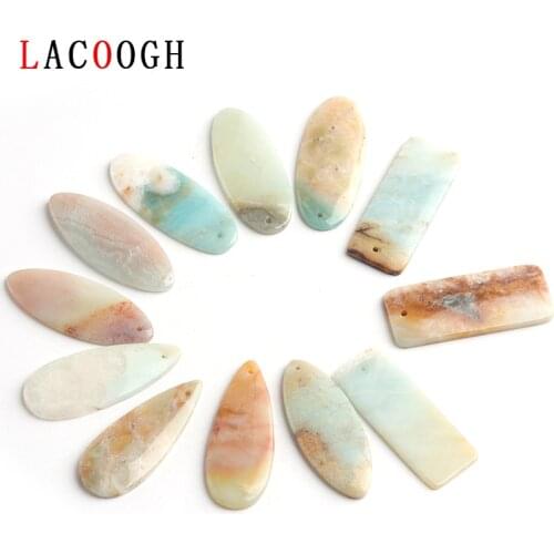 50*20mm Imperial Natural Stone Earrings Big Waterdrop Charms For Women Necklace Pendants Handmade DIY Jewelry Making Accessories