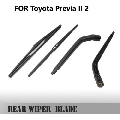 WINDOW CAR BACK REAR WIPER BLADE REAR WIPER FACTORY FOR TOYOTA PREVIA 2 ESTIMA REAR WIPER BLADE AND ARM SET BRAND NEW 2000-2006