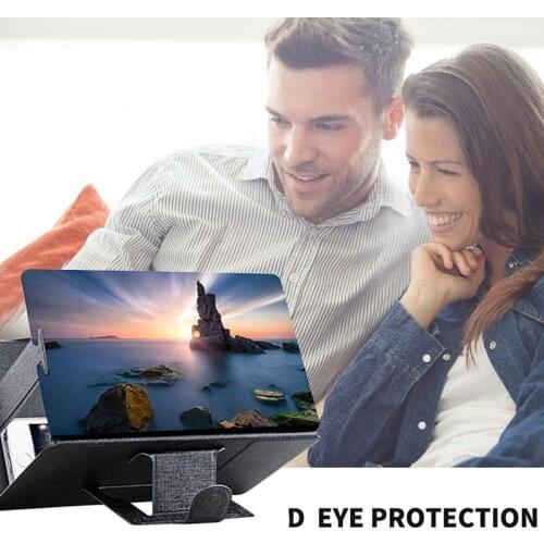 Etmakit Universal Mobile Phone 3D Screen HD Video Amplifier Magnifying Glass Stand Bracket Holder NK-Shopping