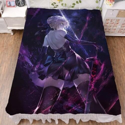 2019-March update Japanese Anime Fate/Grand Order Fate/EXTELLA sexy girl blanket summer quilt & bed milk fiber sheet 150x200cm
