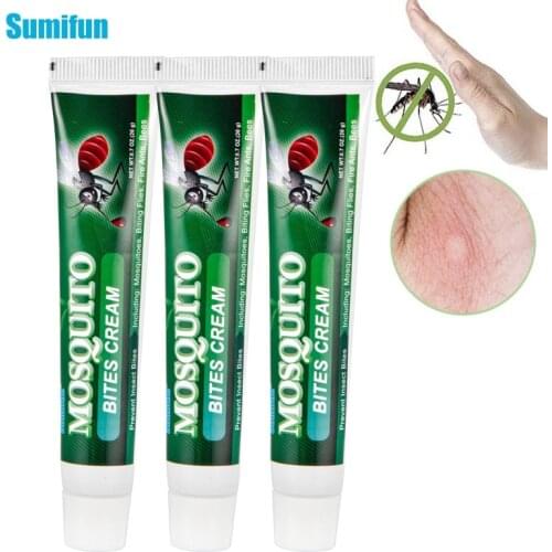 3pcs Mosquito Bites Ointment Anti-itching Cream Antibacterial Dermatitis Pruritus Herbal Medical Ointment Eczema Cream 20g P1301