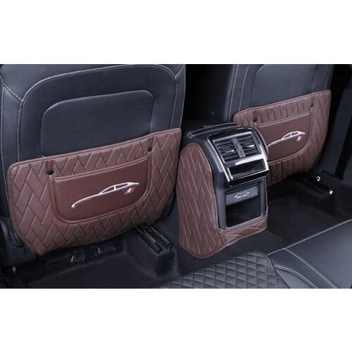 3pcs for SKODA superb 2016-2018 Back seat Leatherwear Anti kicking pad