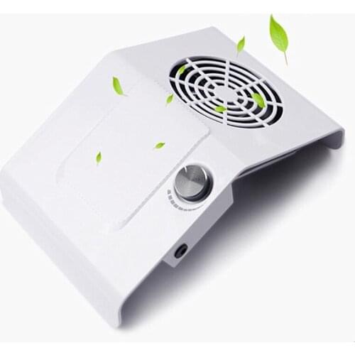 80W Powerful Nail Dust Suction Collector Vacuum Cleaner Professional Manicure Machine Nail Art Salon Equipment with 2 Dust Bag