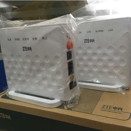 New Original ZTE ZXA10 F401 EPON Terminal ONT FTTH EPON ONU with 1GE Ethernet Port English Firmware FTTH Fiber Optical Terminal