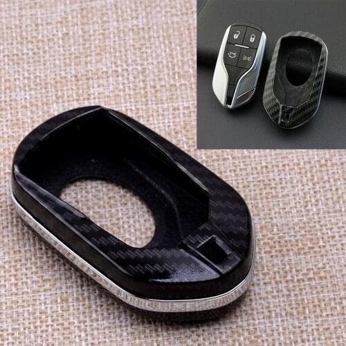 Car New Carbon Fiber Style Key Fob Cover Case Shell Fit for Maserati Ghibli Levante Quattroporte 2017 2018 2019 2020