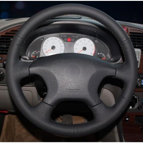 Black Artificial Leather Car Steering Wheel Cover for Citroen Elysee c-elysee Citroen Xsara Picasso