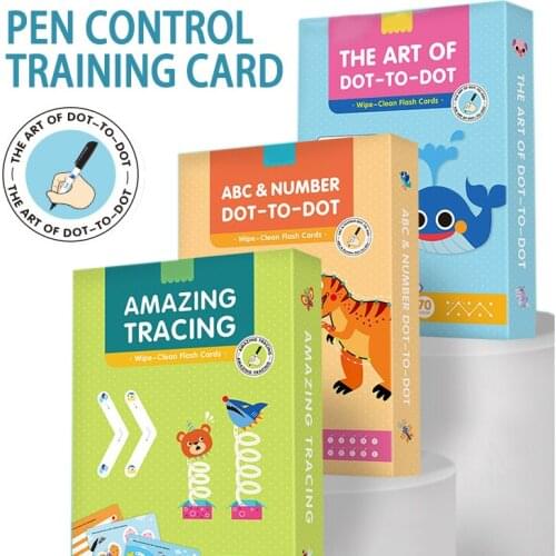Children Using The Pen Advanced Training Card Kindergarten Teaching Aids Improve Childrens Concentration Toy Early Education