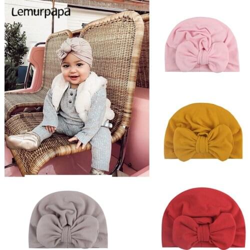 Baby Girl Headband hair Accessories Bowknot Cute Newborn Headbands Turban Knotted Baby Headwrap Bandage Baby Bows
