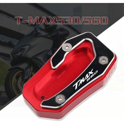 For YAMAHA For Tmax Tech Max T-MAX TMAX 560 TMAX560 2019 2020 CNC Kickstand Foot Side Stand Extension Pad Support Plate Enlarge