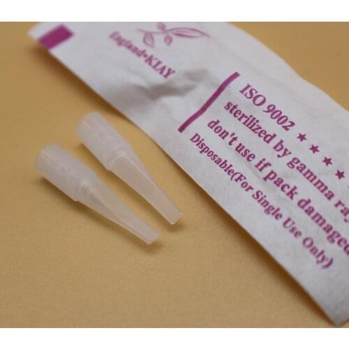 100 Pcs 3F/4F Individual Package Giant Sun Tattoo tip Needle Caps For Permanent Makeup Giant Sun Eyebrow Lip Tattoo Machine