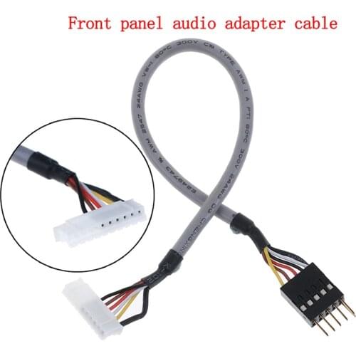Front panel audio adapter cable for creative sound card SB0460 SB0350 SB0610 etc