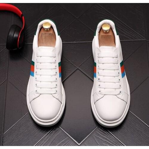 Mens Shoes 2021 Summer Student White Brand Platform ShoesThick-soled Wild Breathable Casual Sports Designer Canvas Sneakers