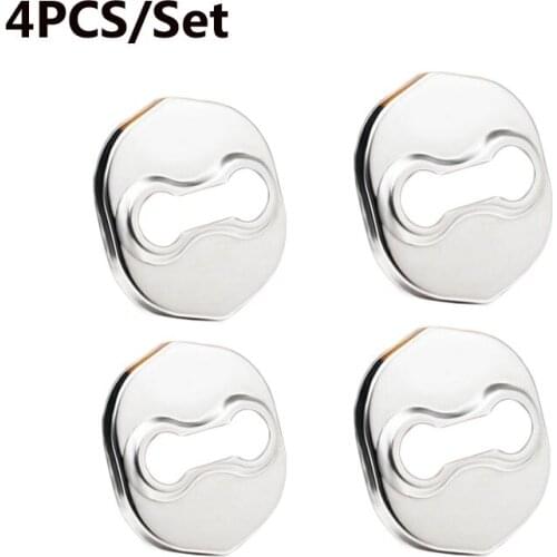 Stainless Steel For KIA Sportage R 2010-16/Cadenza 2011-15/Sportage 2016-17 Car Door Lock Cover Buckle Caps Protector Case Trim